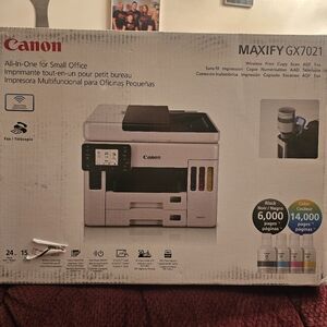 Canon MAXIFY GX7021 All-in-One Printer with Black and White Design